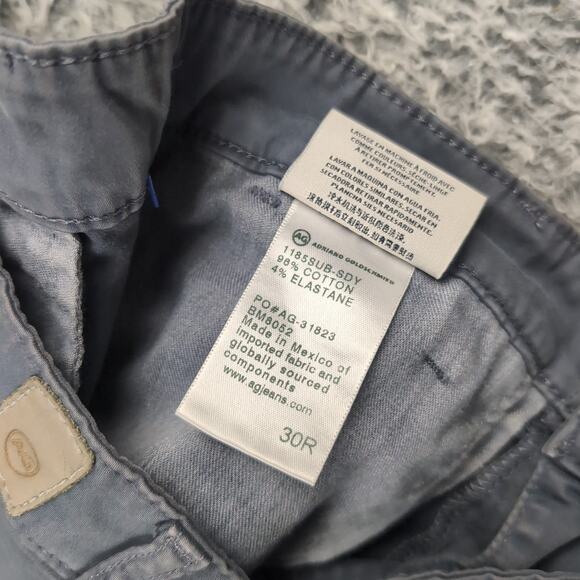 Adriano Goldschmeid Shorts Men 30 Gray Chino Preppy Classiccore Normcore Casual - Picture 4 of 9